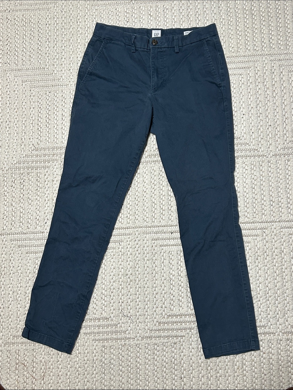 GAP Men's Navy Blue Chinos